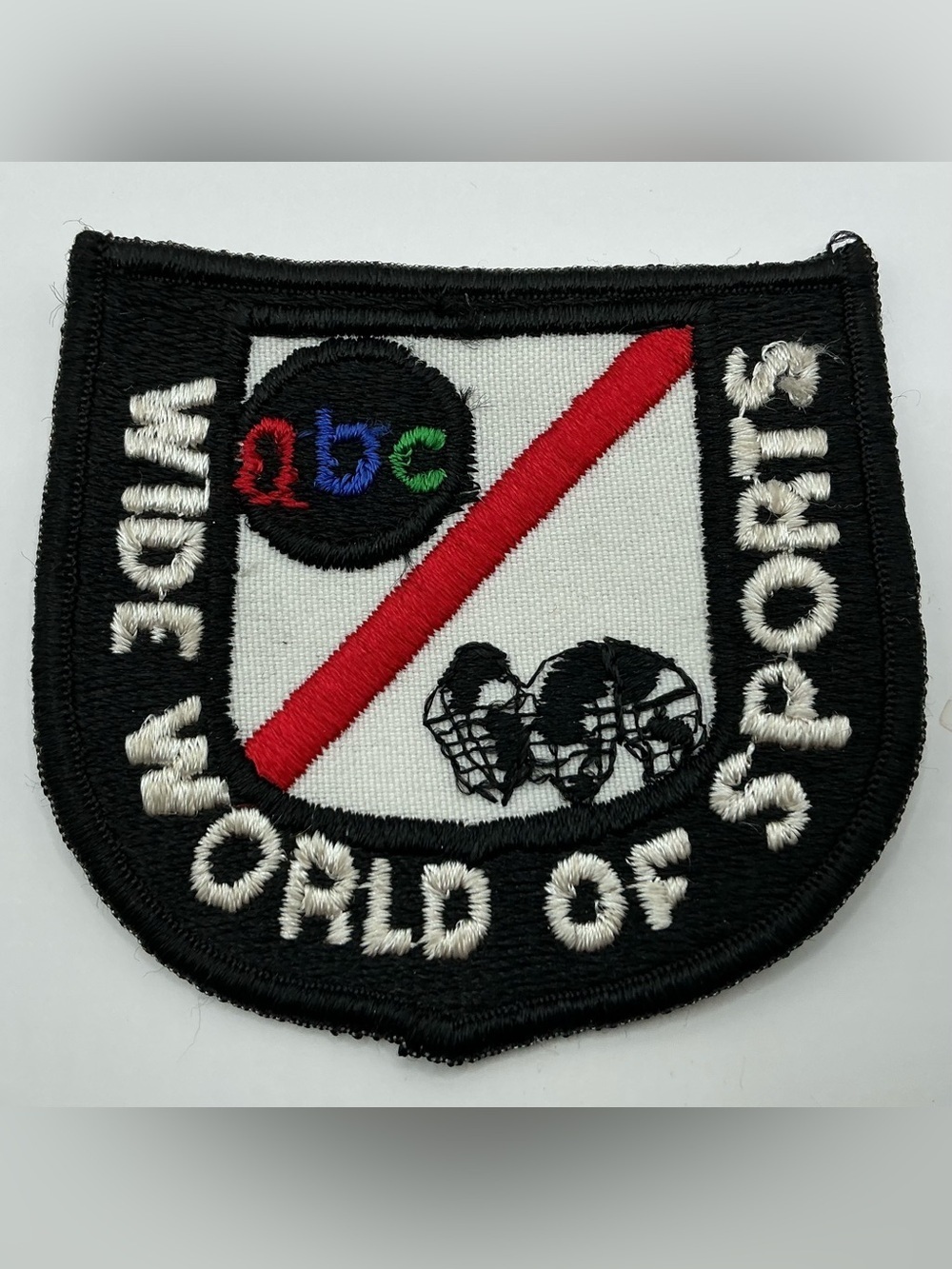 MEN’S ORIGINAL 1970-1980’S ABC TV WIDE WORLD OF SPORTS NOS NOSTALGIC PATCH